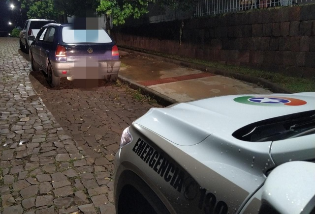 Veículo furtado em Guaraciaba é recuperado pela PM