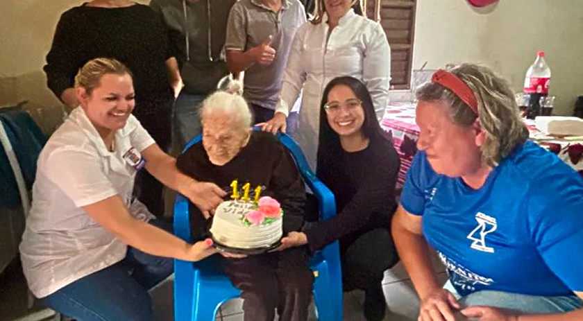 Mulher mais velha de Campo Erê completa 111 anos