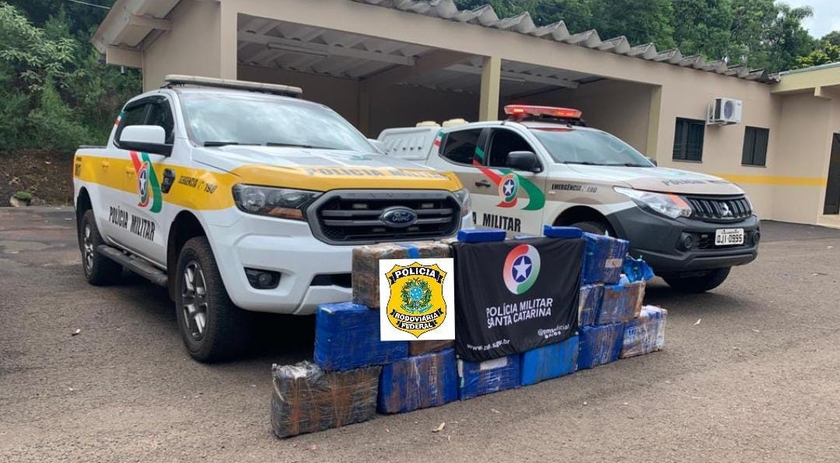 Jovem é preso após ser flagrado transportando 195 quilos de maconha