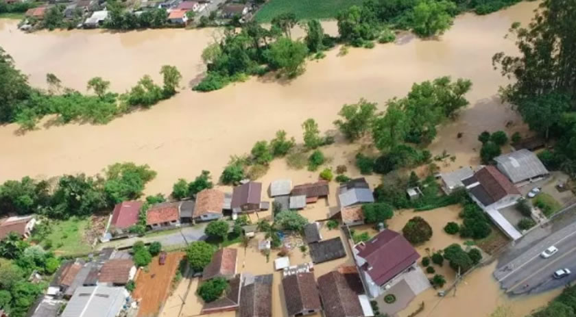 SC confirma mais uma morte causada pelas chuvas e soma 4 óbitos