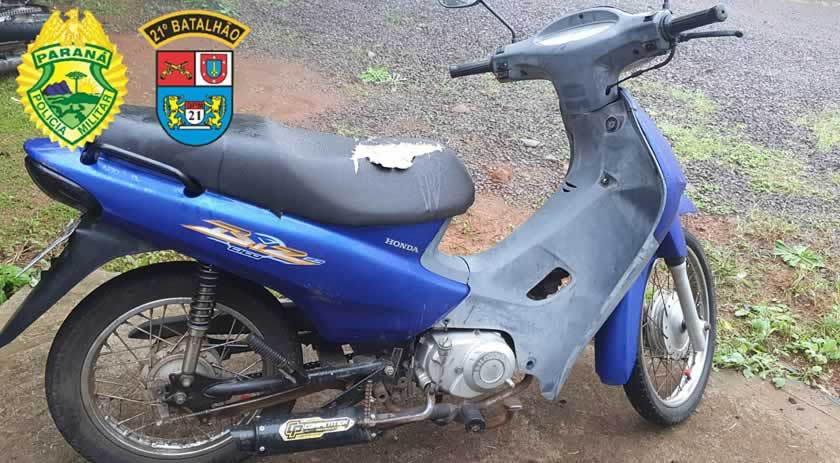 Motocicleta é recuperada 12 anos após o furto