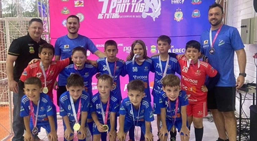 Maravilha conquista títulos na 4ª Copa Ponttus de Futsal em Nova Erechim