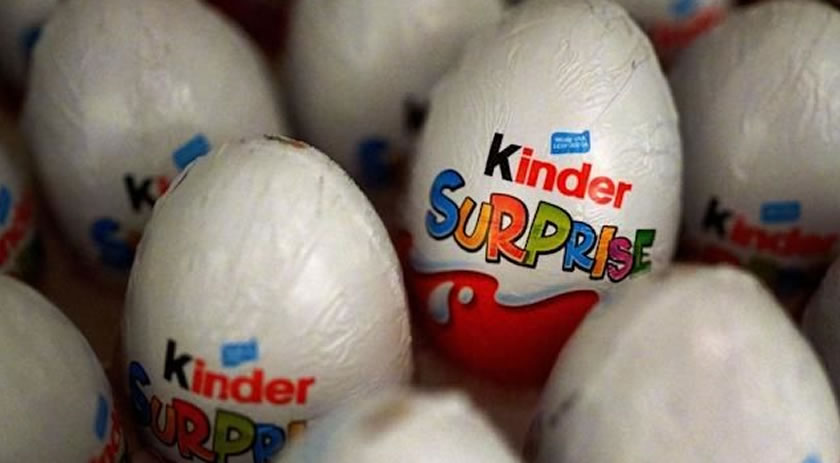 Kinder Ovo com suspeita de salmonela não chegou ao Brasil
