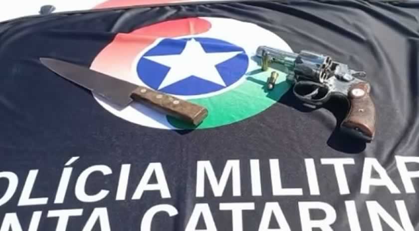 PM prende homem armado e com mais de 30 passagens no interior
