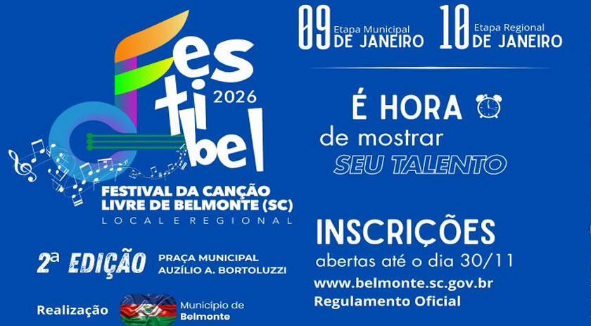 Inscrições abertas para o FESTIBEL 2026