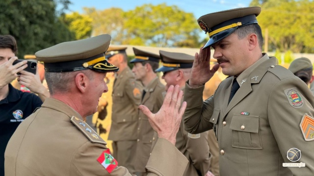 Cerimônia celebra 191 anos da Polícia Militar e marca datas históricas em São Miguel do Oeste
