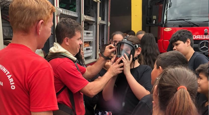 Programa Bombeiro Mirim é realizado na Tri-fronteira