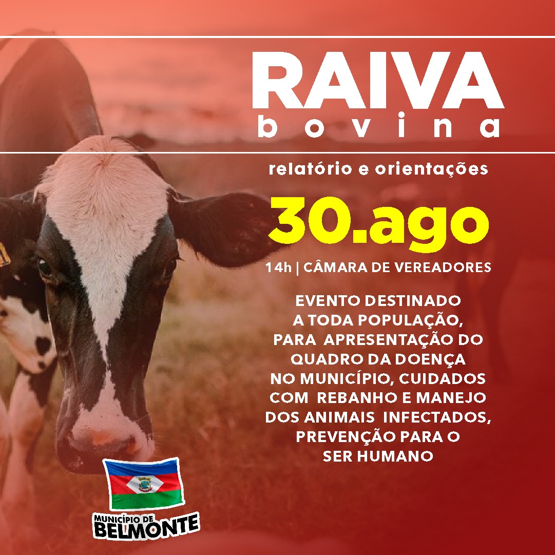 Encontro vai discutir situação da raiva no município