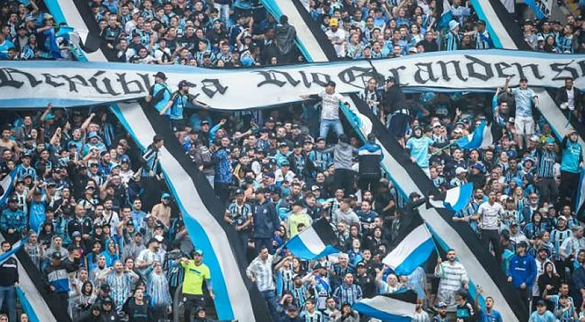 Cruzeiro e Grêmio tem as torcidas mais concentradas em uma só região do país