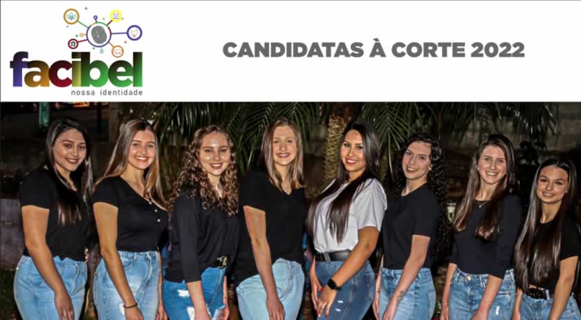 Definida a logo da Facibel e apresentadas as candidatas a Corte