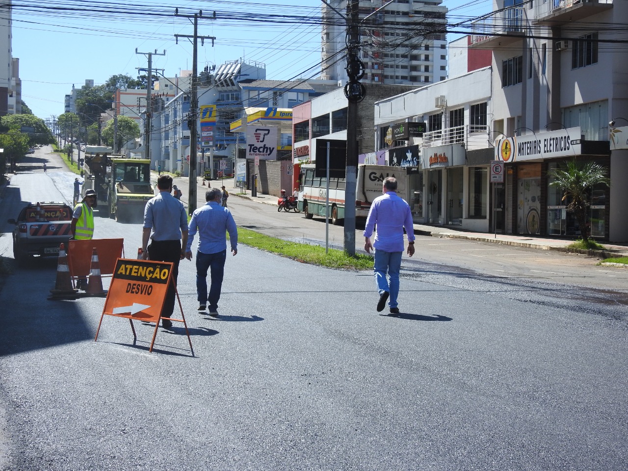 Ruas centrais são revitalizadas