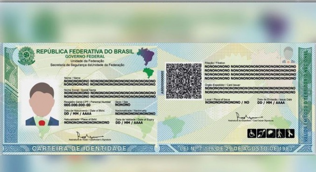 Governo prorroga até 11 de janeiro prazo para estados emitirem nova Carteira de Identidade