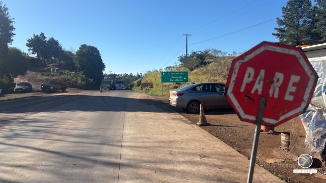 DNIT implementa Operação Pare e Siga 24 horas na BR-282