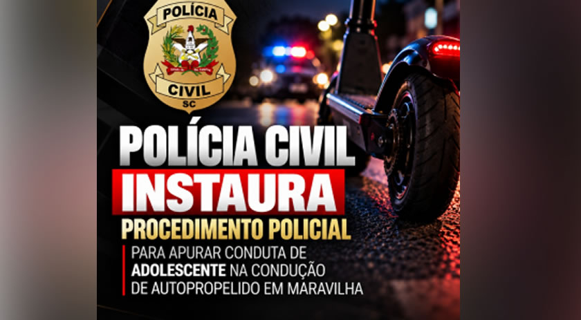 Adolescente é flagrado fazendo manobras perigosas com veículo autopropelido