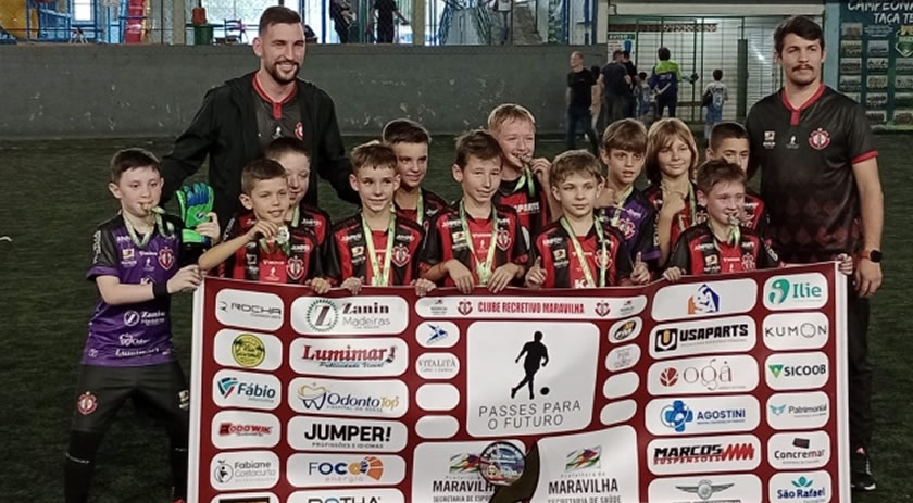 Futebol de base de Maravilha brilha na 5ª Copa WBauer Kids