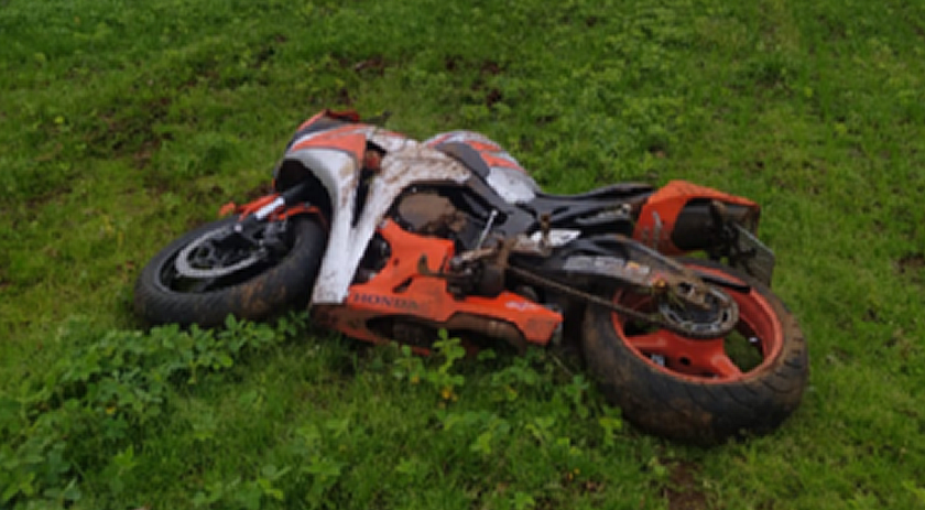 Motociclista sai da pista e sofre ferimentos leves na SC-163