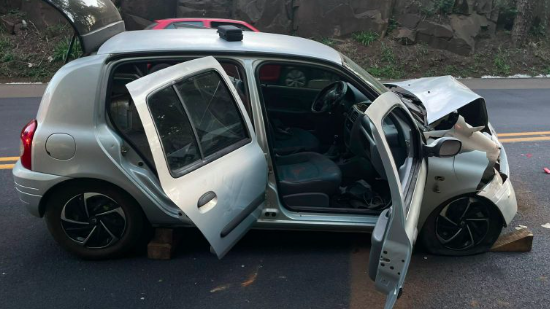 Acidente na BR-282 em Chapecó deixa passageiro ferido