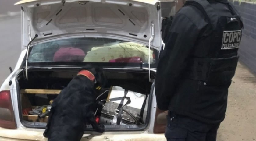 Polícia Civil prende homem que transportava mais de 27kg de maconha