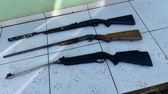 Polícia Civil apreende sete armas e mais de 130 munições em operação no interior