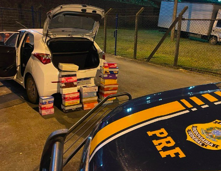 Dupla é flagrada transportando pássaros silvestres pela 4ª vez em menos de dois meses