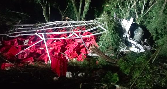 Saída de pista é registrada no Distrito de Juvêncio em Saudades