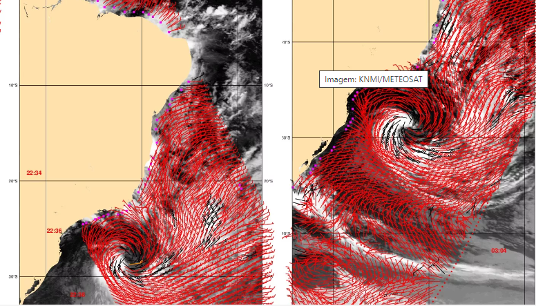 Tempestade tropical Akará pode se tornar furacão em SC