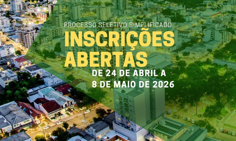 Prefeitura de São Miguel do Oeste abre inscrições para Processo Seletivo Simplificado 003/2026