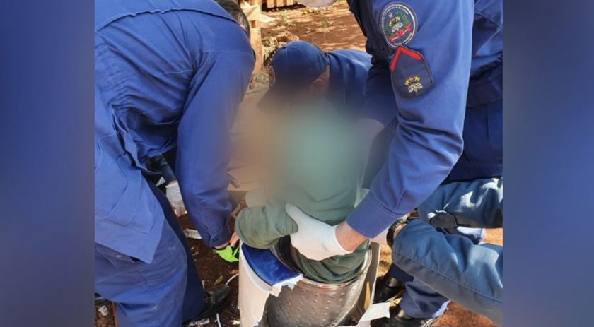 Criança de dois anos fica presa em centrífuga de roupas e mobiliza Bombeiros