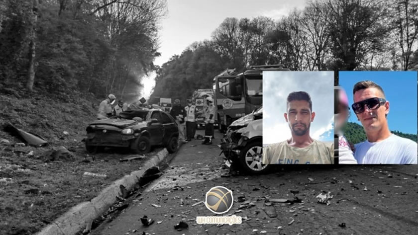 Identificados dois jovens de São Miguel do Oeste mortos em acidente na BR-282