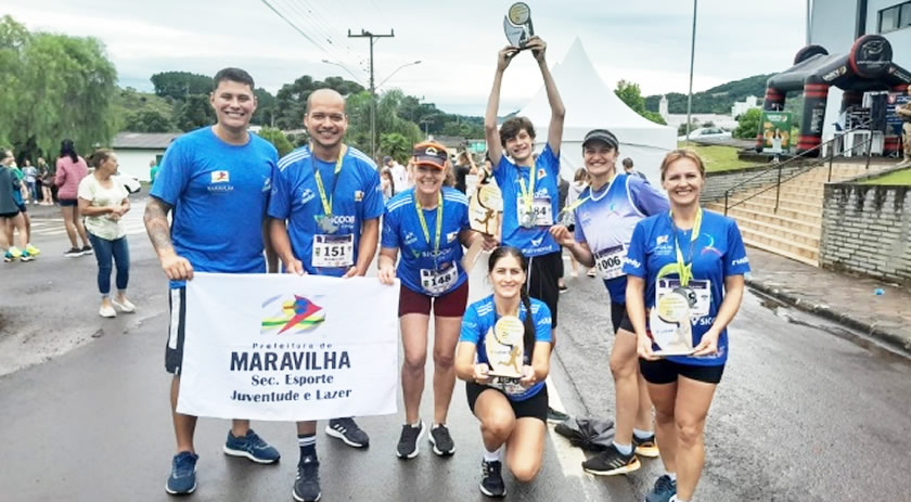 Equipe de Atletismo de Maravilha se destaca na 1ª Etapa do Circuito do Contestado