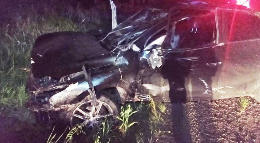 Fuga da PRF acaba em capotamento com morte no interior de Caibi