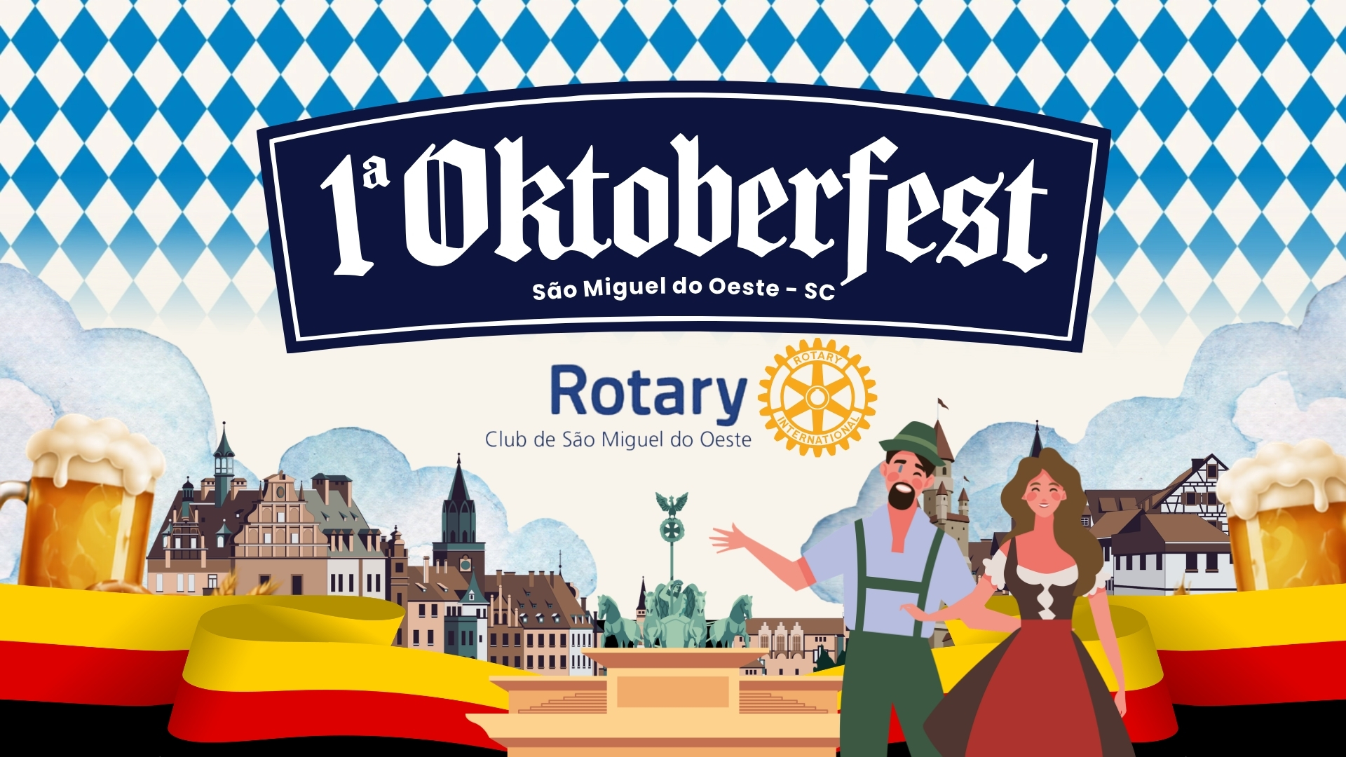 São Miguel do Oeste se prepara para a 1ª Oktoberfest, que promete reunir tradição, gastronomia e grandes atrações