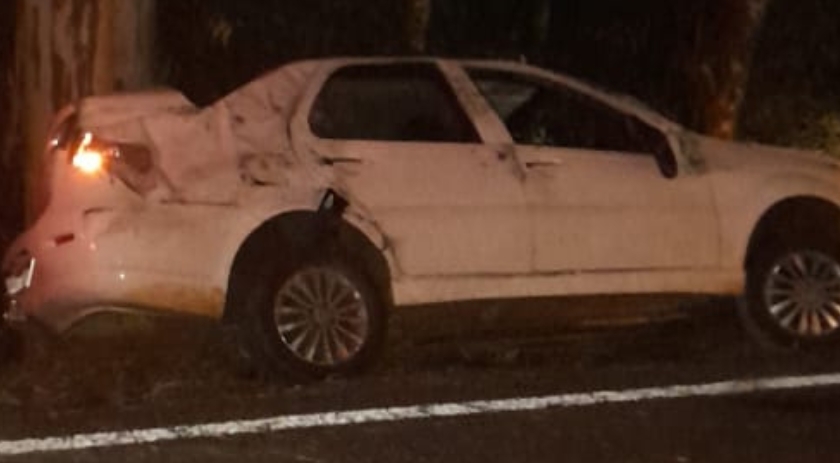 Colisão frontal na SC-161 deixa motorista ferido