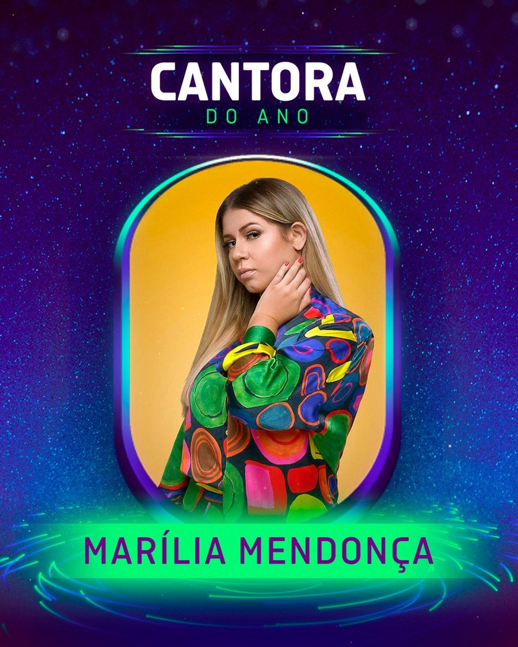 Marília Mendonça é eleita Cantora do Ano no Prêmio Multishow 2021