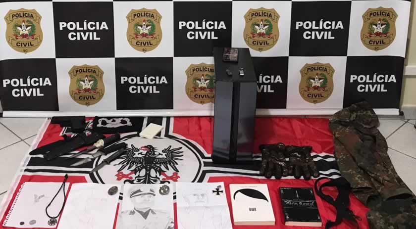Polícia Civil cumpre mandados de prisão em 7 estados contra suspeitos de apologia ao nazismo
