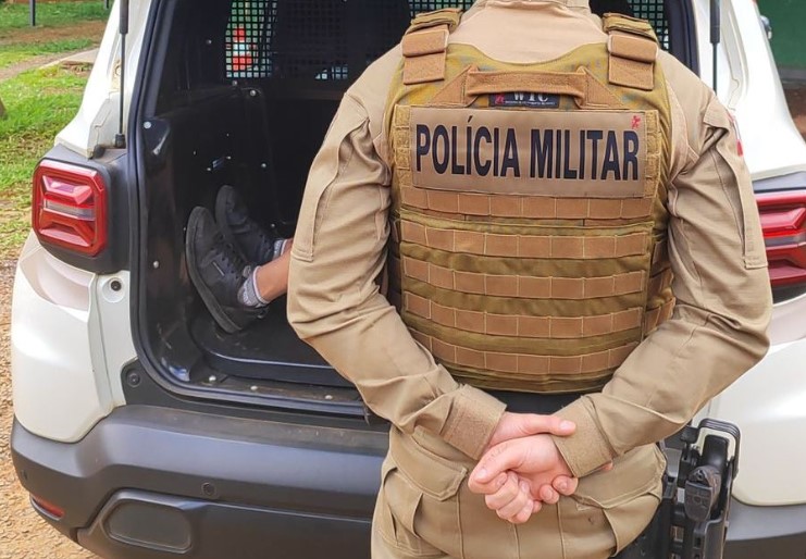 Procurado por invasão de domicílio no PR é encontrado e preso