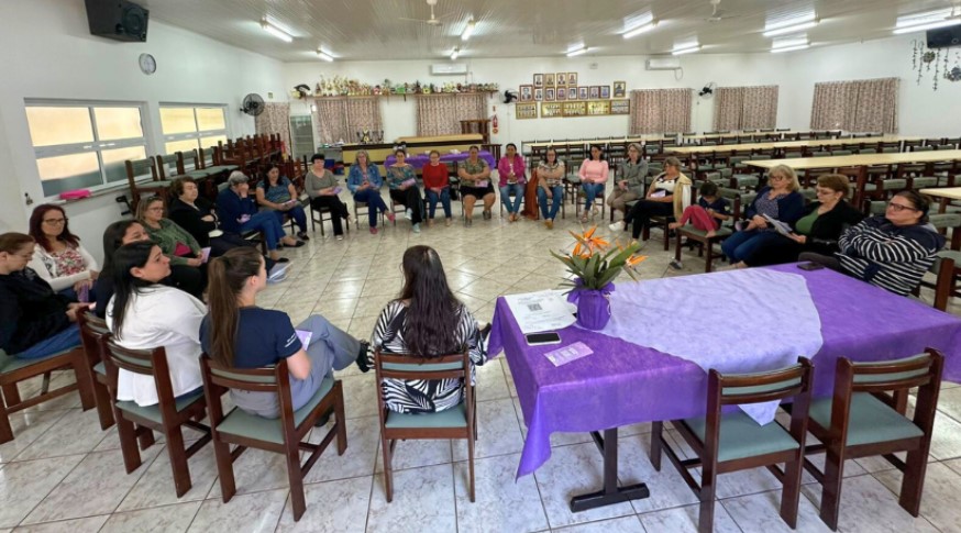 Roda de conversa encerra atividades do Agosto Lilás com grupo PAIF
