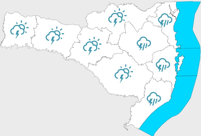 Sábado de Carnaval terá possibilidade de temporais e risco de alagamentos