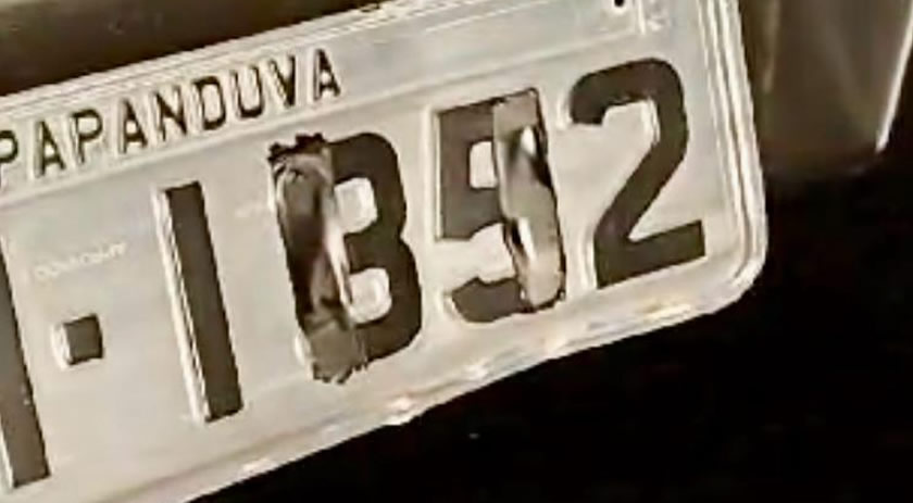 Motorista de 27 anos é preso por modificar placa de veículo com fita isolante
