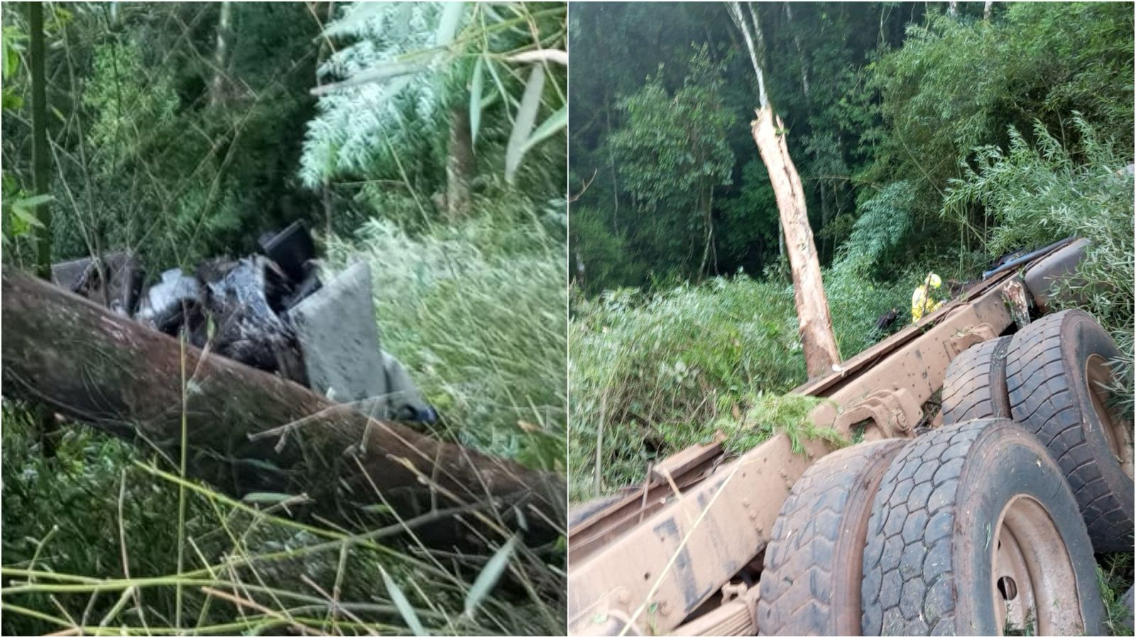 Motorista morre em grave acidente com caminhão em Saudades