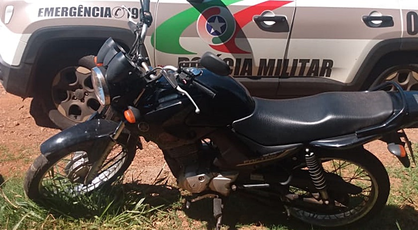 Após denúncia PM Recupera Motocicleta Furtada em São Miguel do Oeste