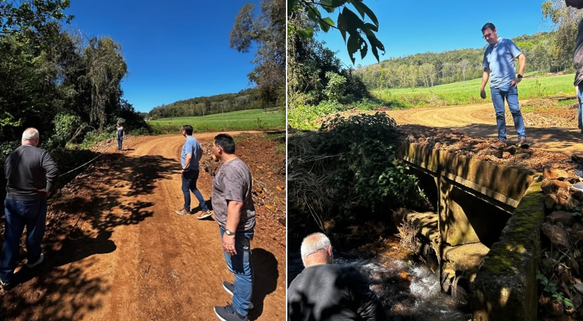 Defesa Civil realiza vistoria em pontes do interior do município