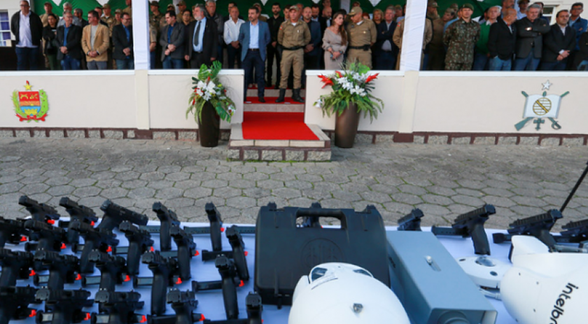 Polícia Militar recebe novos veículos e equipamentos e ativa 10 novos batalhões
