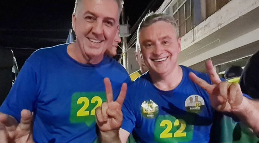 Zanardi é eleito Prefeito com 58,91% dos votos válidos
