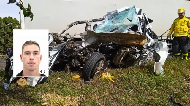 Policial Militar natural de Descanso é uma das três vitimas fatais de acidente na BR-282 em Vargem Bonita