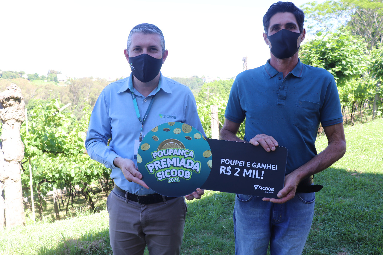 Associado do Sicoob São Miguel ganha prêmio na Poupança Premiada