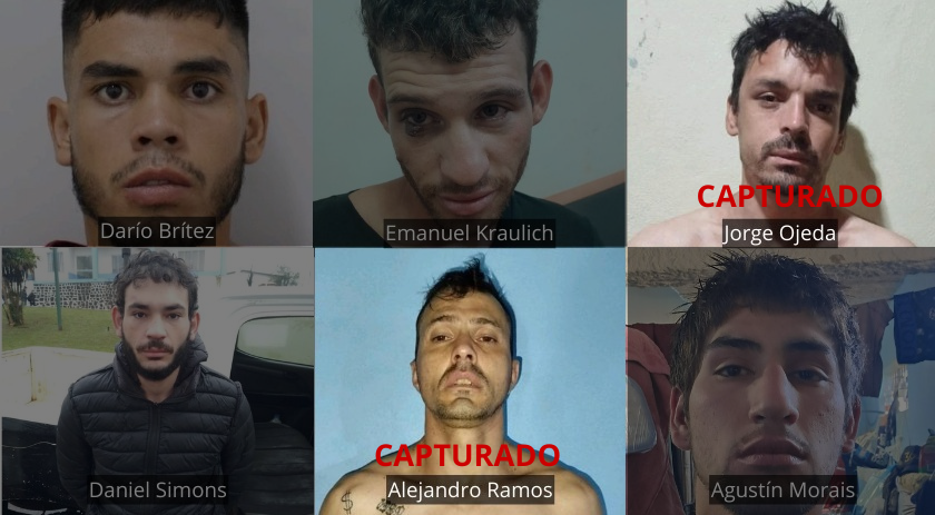 Terceiro fugitivo é preso em Dos Hermanas