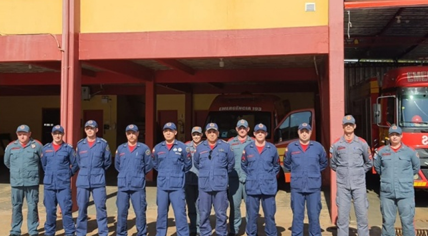 Comandante-Geral do Corpo de Bombeiros Militar visita quartel de Cunha Porã