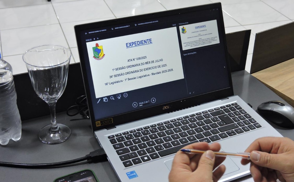 Câmara Municipal de Vereadores implementa sistema de votação informatizado