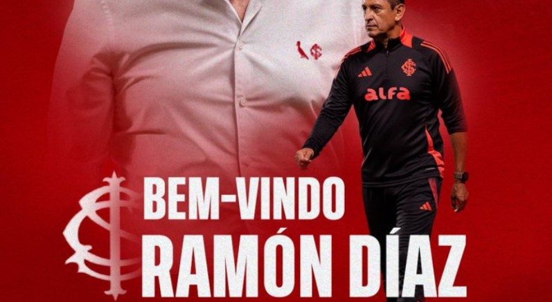 Ramón Díaz é anunciado como novo técnico do Inter
